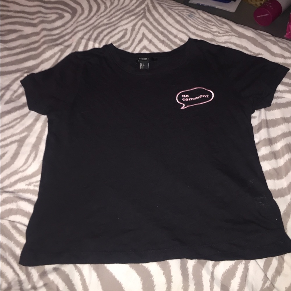 "No comment" graphic tee from forever 21