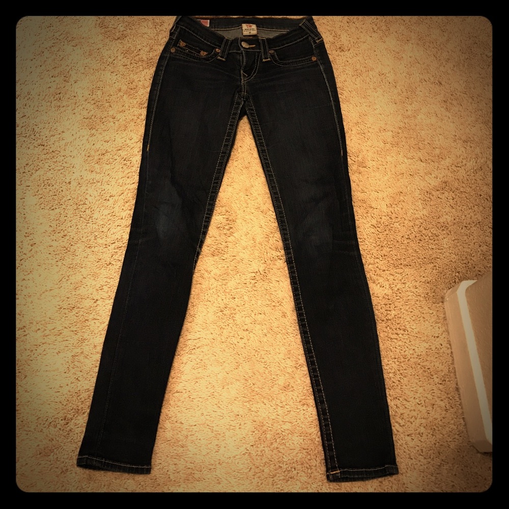 True religion skinny jeans. Size 25