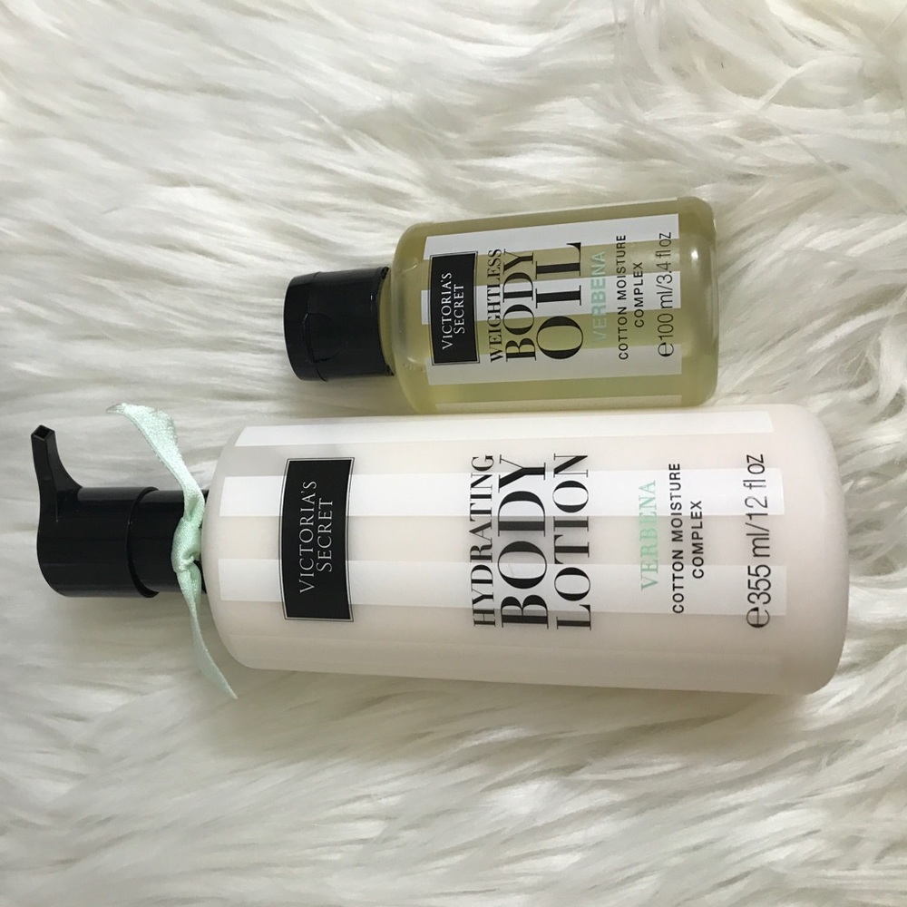 Victoria's Secret body lotion and oil