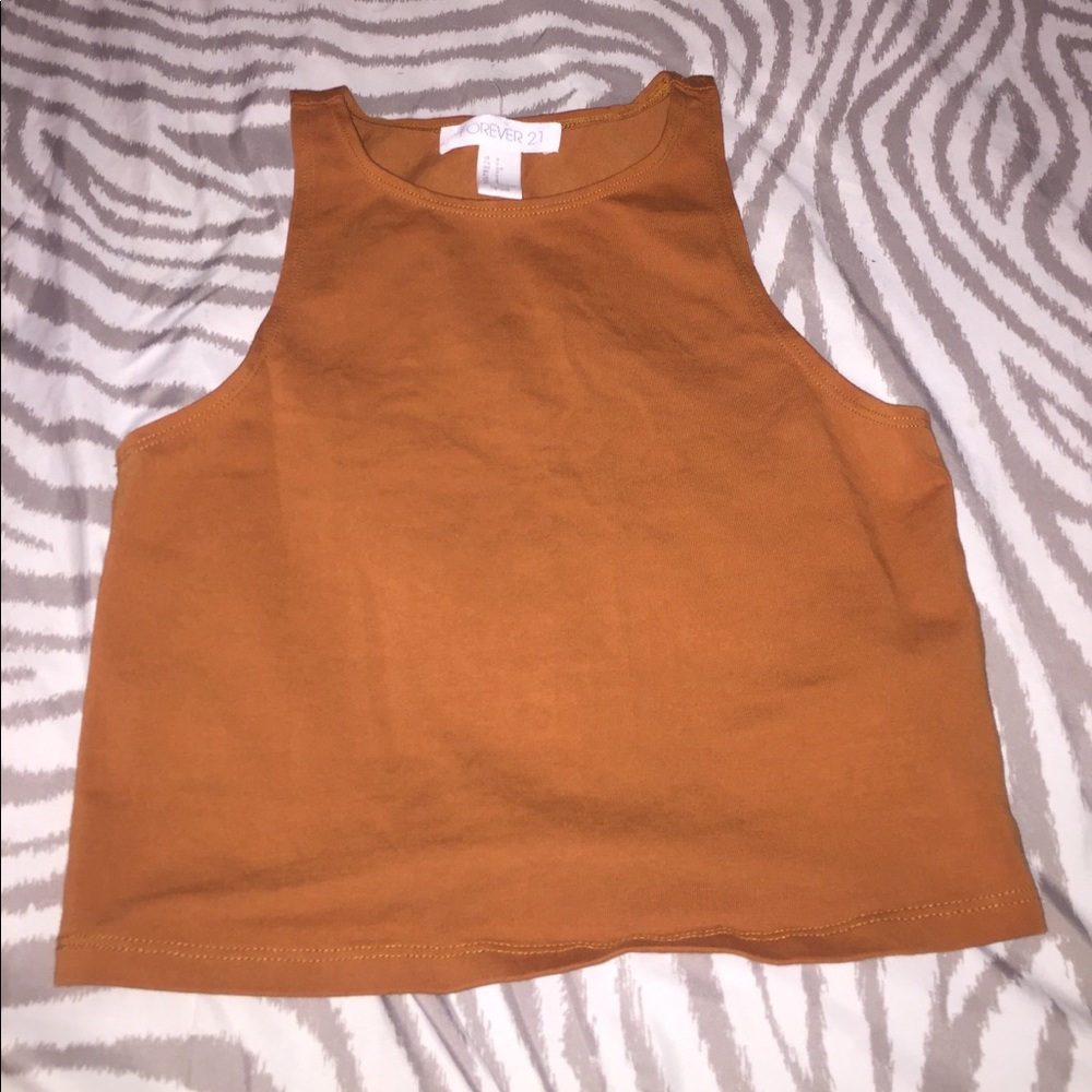 Rusty orange tank top from forever 21