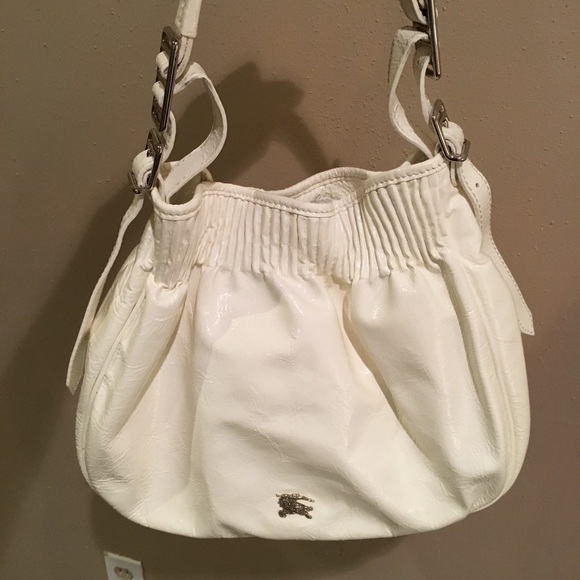 Authentic Off White Burberry Hobo - Picture 1 of 6