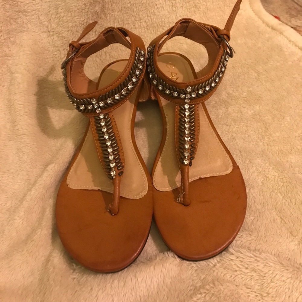 Jeweled sandals