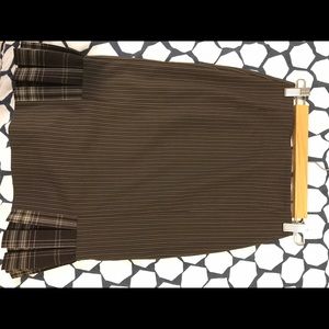 Bebe brown skirt suit