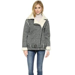 JOA mustang jacket with faux shearling
