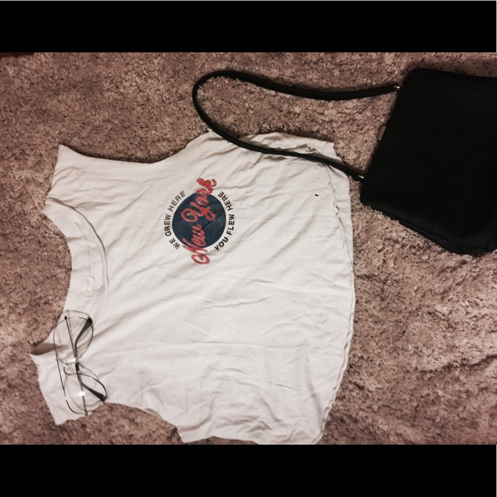 Vintage cropped muscle tee