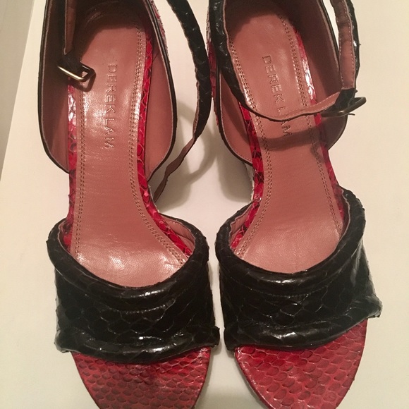 Derek Lam python platform wedges - Picture 4 of 4