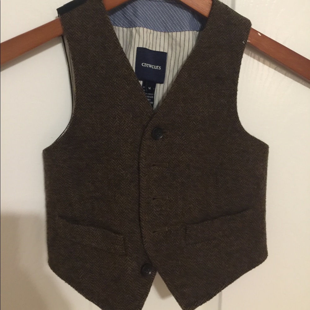 Crewcuts kids vest worn once