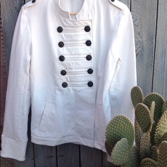Express Jackets & Blazers - Express military style white jacket