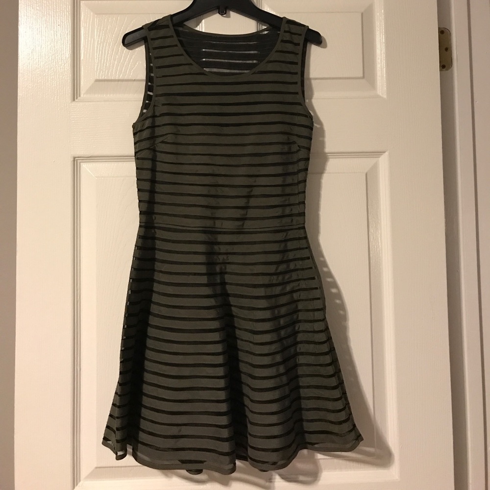 Silk skater dress
