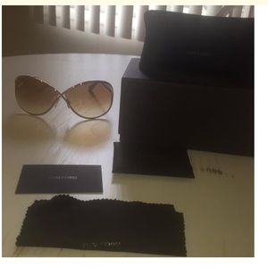 Tom Ford Gold Sunglasses