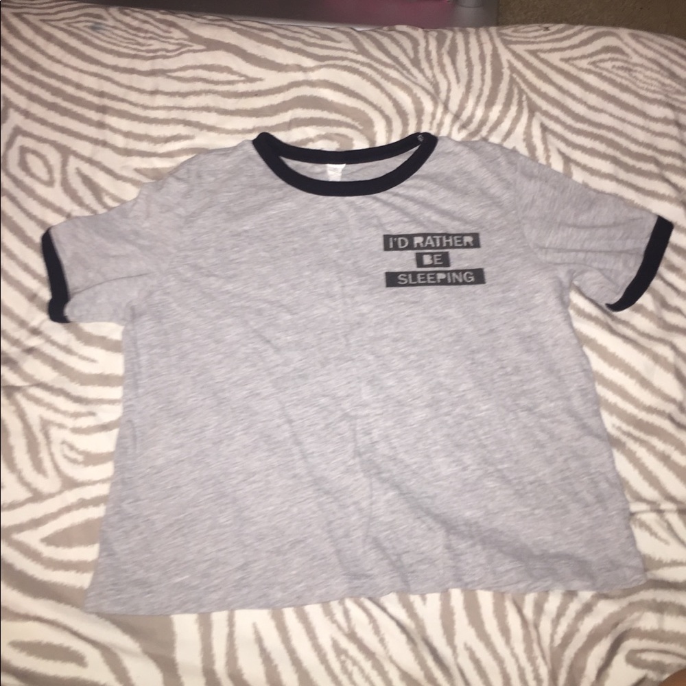 "Id rather be sleeping" graphic tee