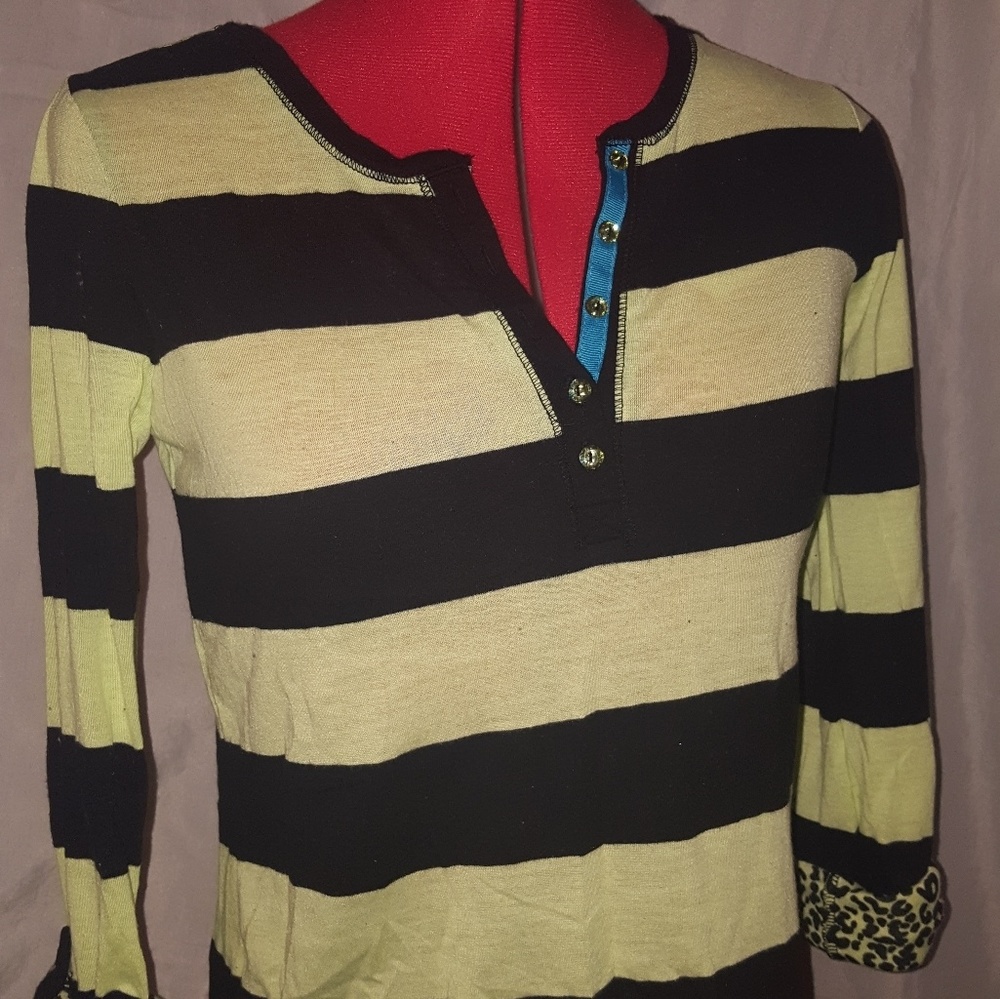 Green & Black Justice Shirt size 12
