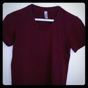 American Apparel track shirt