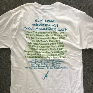 Elk lake 2017 concert tshirts