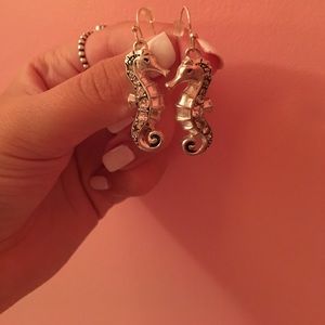Seahorse earrings