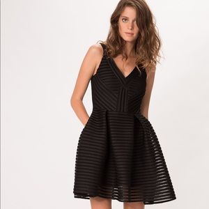 Maje V-neck knit dress NWT