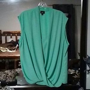 Mossimo Black aqua blouse