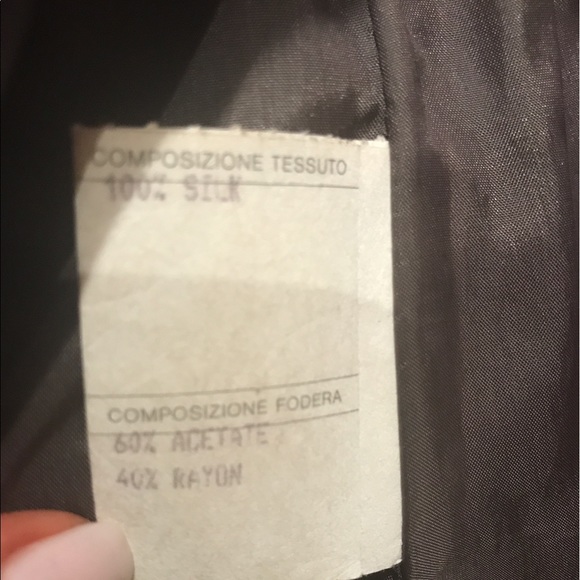 🐘VICTOR VICTORIA 🐘 silk shantung gray jckt!🦏🦏 - Picture 4 of 4