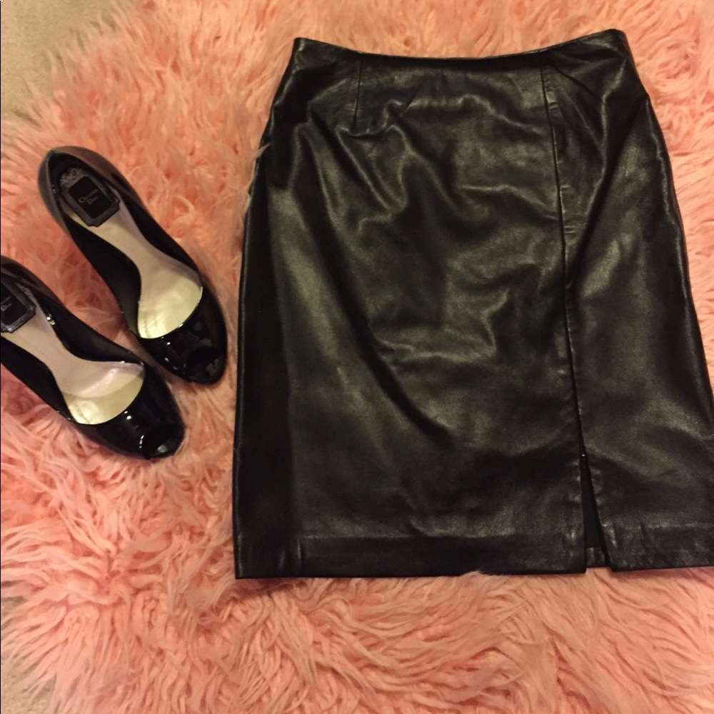 Express leather pencil skirt size 1/2