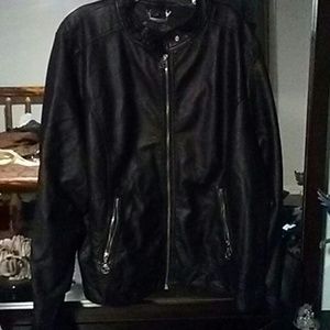 Faux Leather Jacket