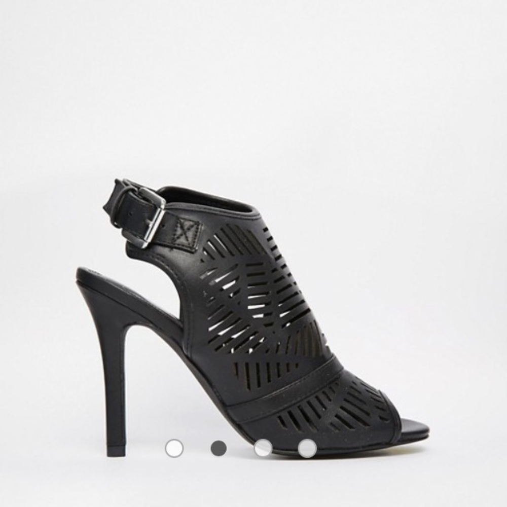 New Look Cut Out Heeled Sandals (ASOS)