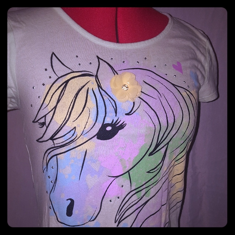 Girls Unicorn T-shirt size XL/16