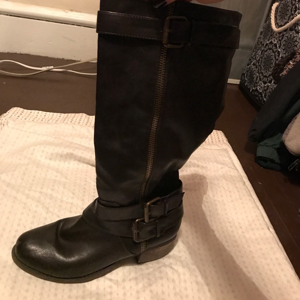 Forever 21 calf high boots