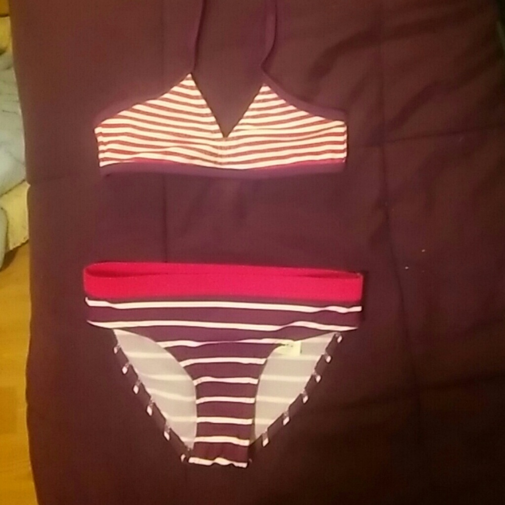 Infant girl 2 peace swim wear