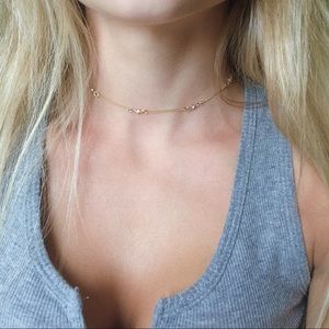 Diamond Gold Accent Choker