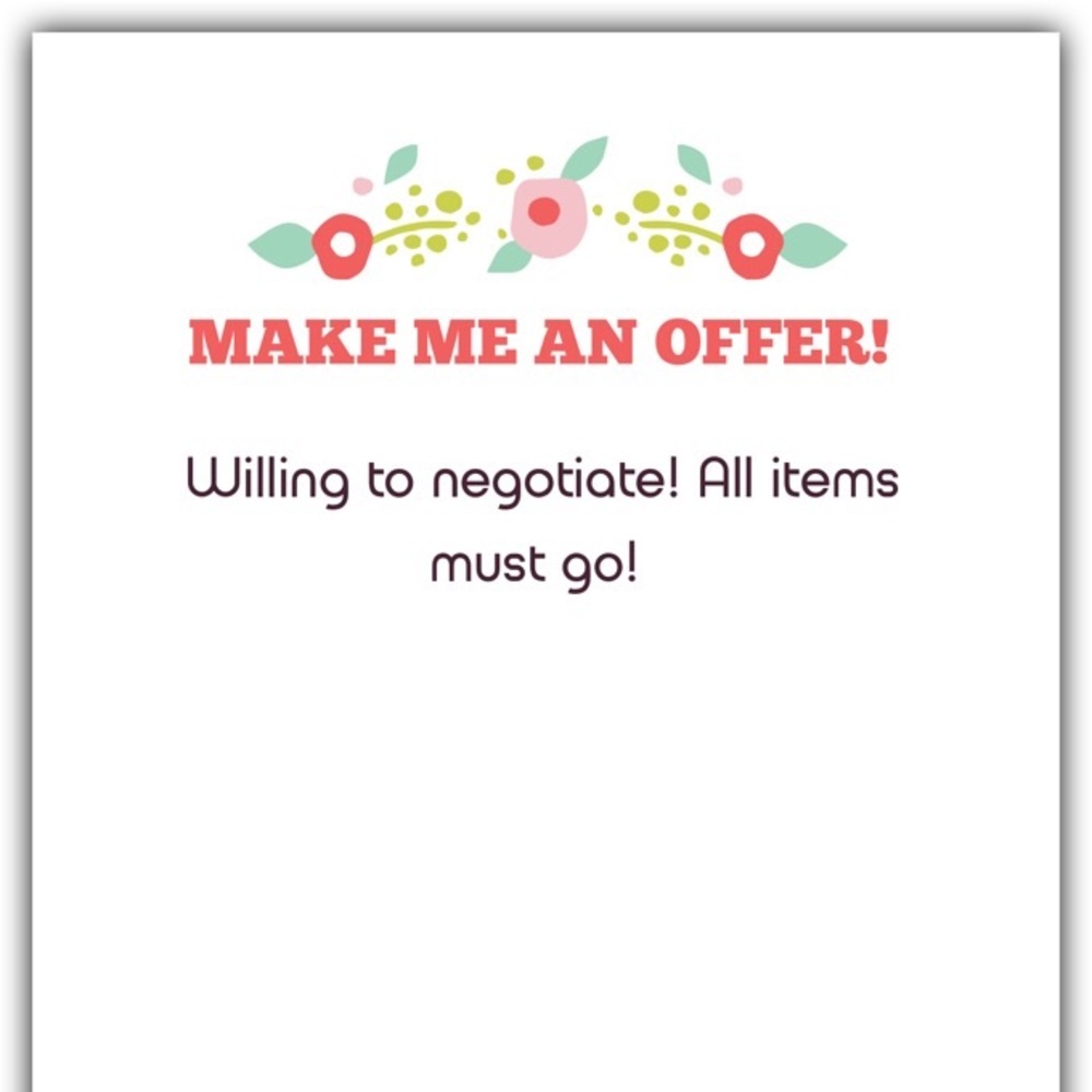 Make me an offer!