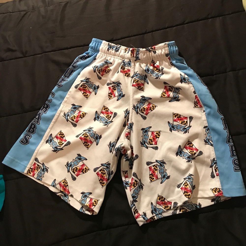 Maryland Blue Crabs boys lacrosse shorts