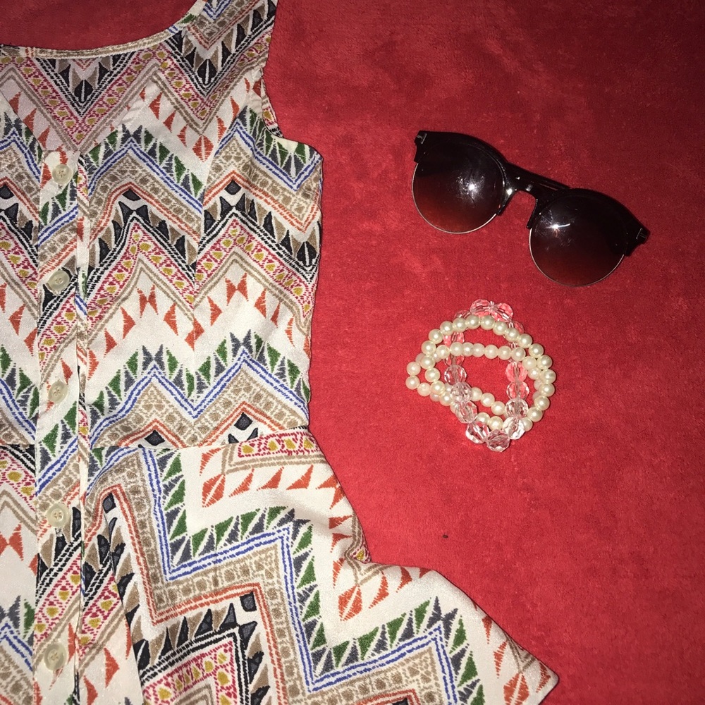 Girl's peplum style blouse