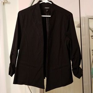 Torrid Black Flat Front Blazer
