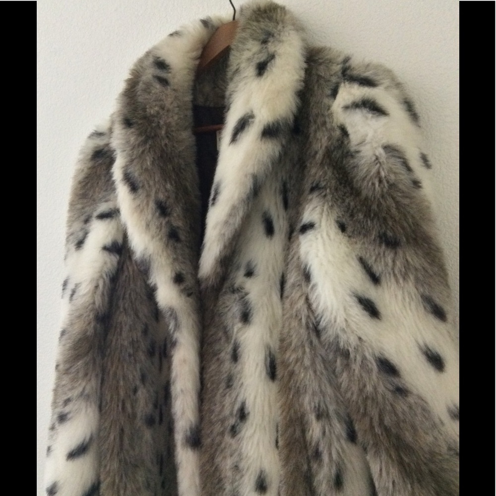 Vintage 1969 Leopard Faux Fur Coat