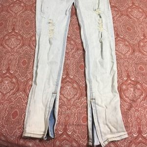 Rag & Bone Zipper Capri Jeans