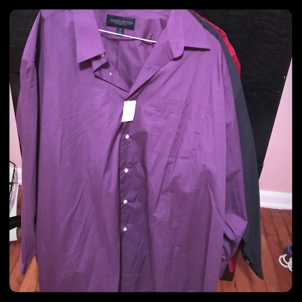 Purple dress shirt