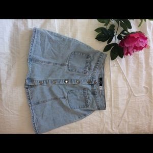 BDG Urban Outfitters Denim Button Up Skirt
