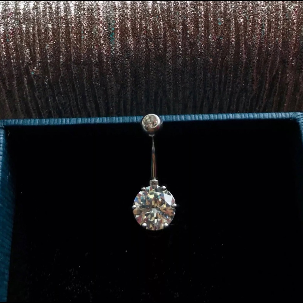 Unique belly button ring + FREE gift pouch