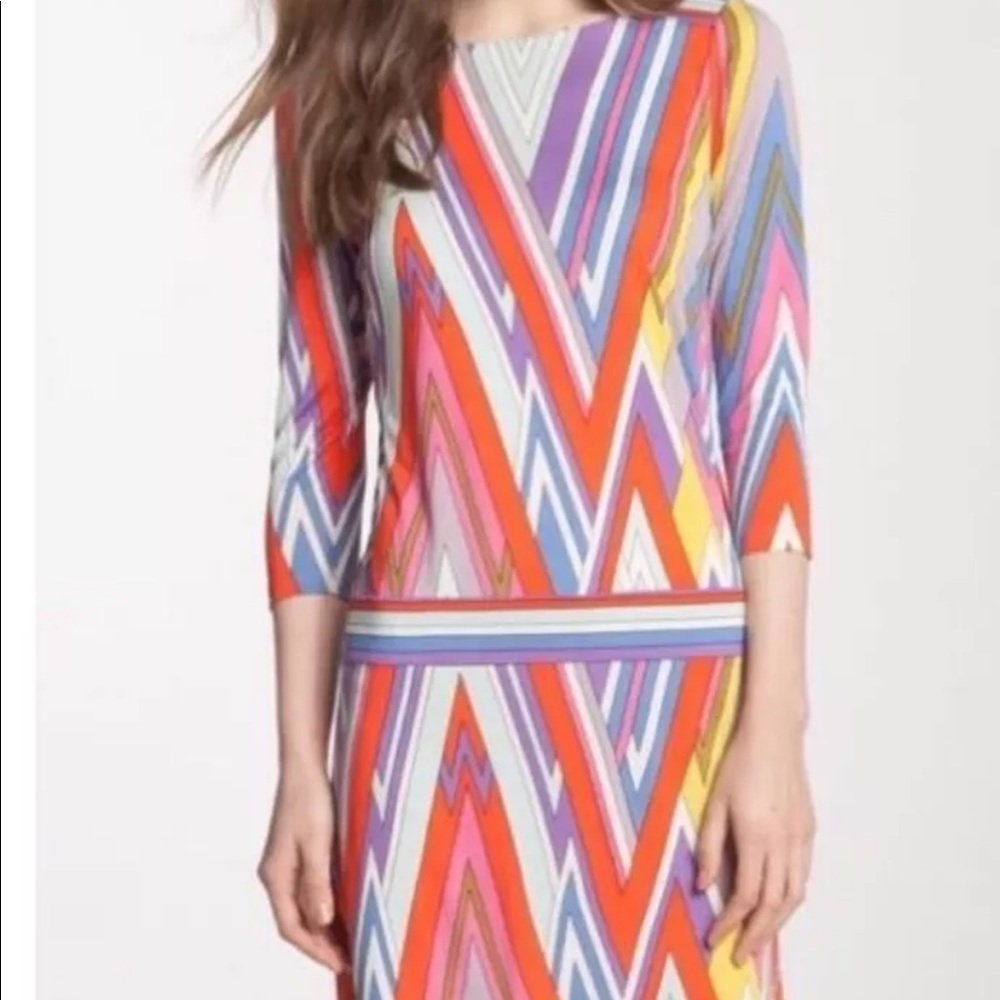 Juicy Couture Sirius Print 100% Silk Dress XS