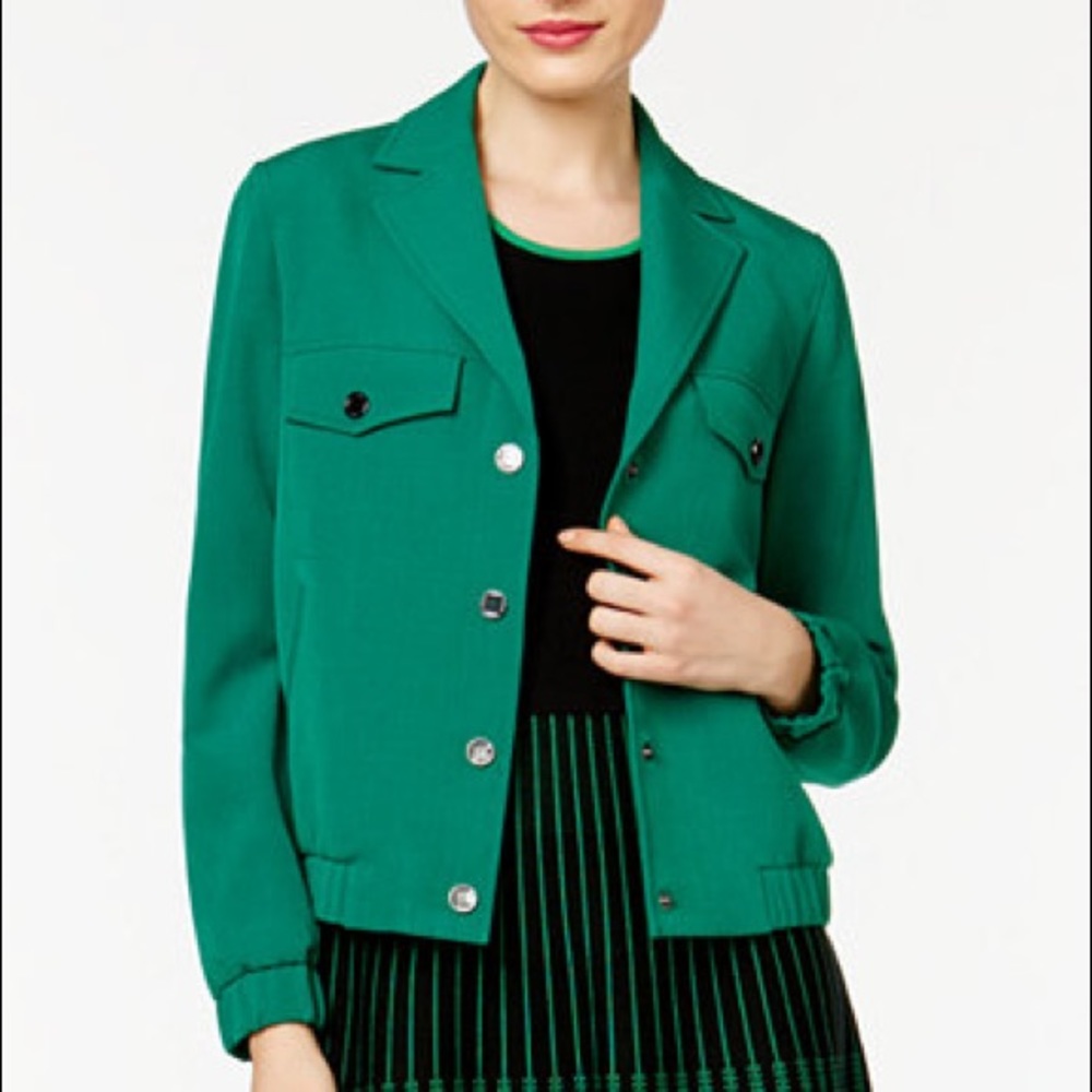 NWT Anne Klein Green Jacket