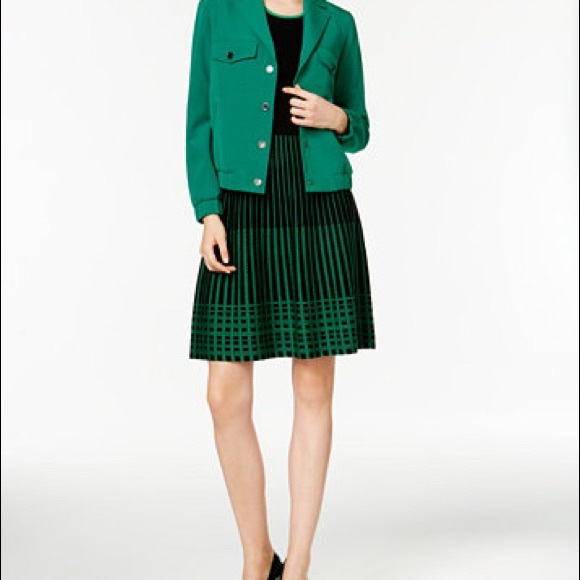Anne Klein Jackets & Coats Nwt Anne Klein Green Jacket Poshmark