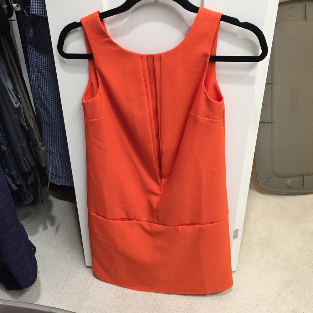 ASOS petite orange shift dress in 00