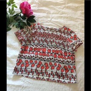 Floral Scalloped BCNU Top