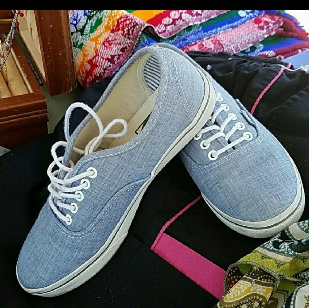 Light blue vans