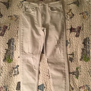 Levis vintage white jeans