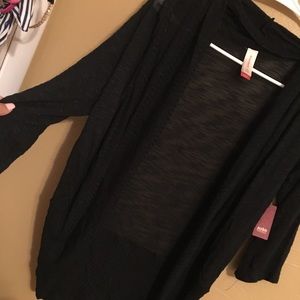 NWT black cardigan