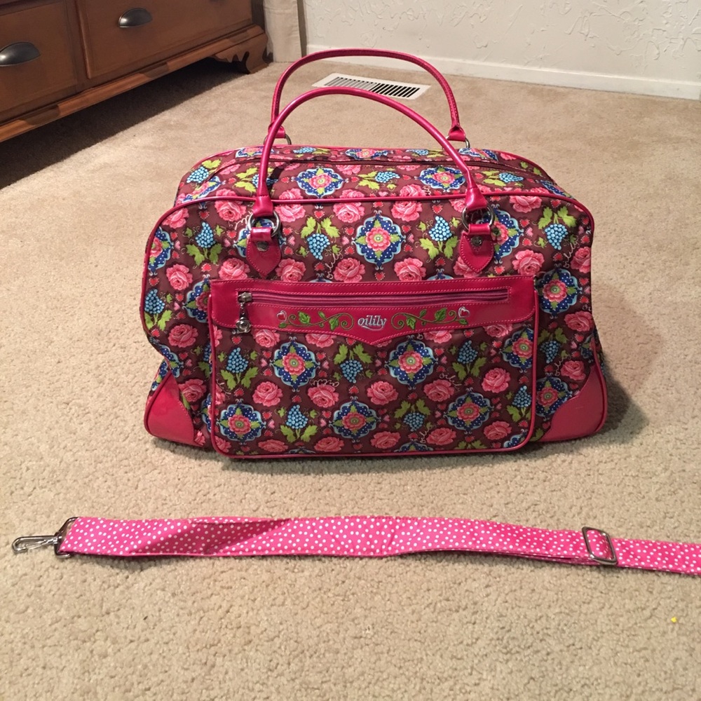 Oilily travel bag.