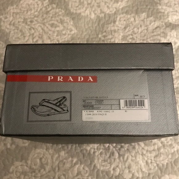 Prada"Gabardine"Slingback Thong;Size-40.5(10-10.5) - Picture 3 of 8