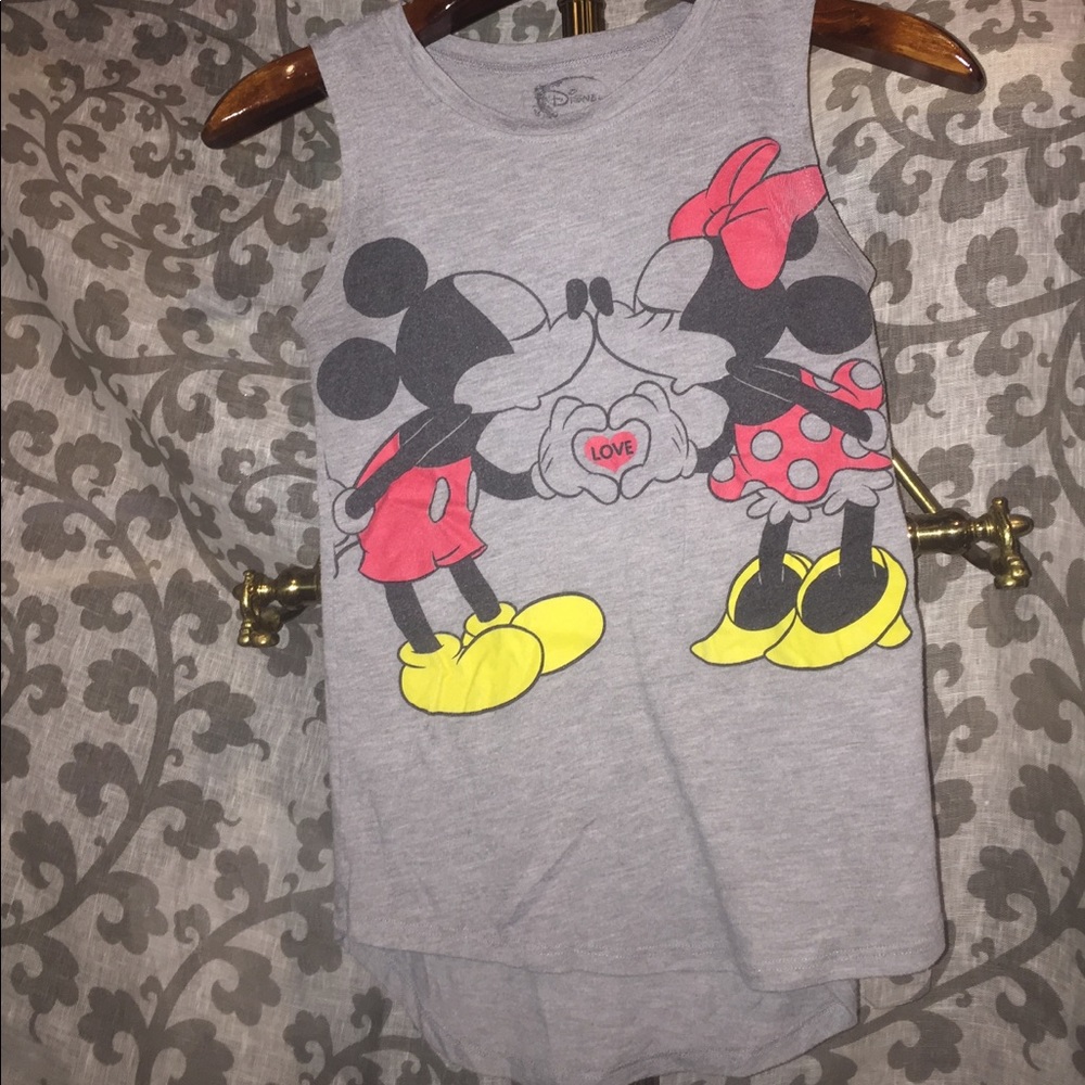 Super cute Minnie and Mickey Mouse tank top