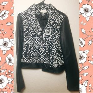 Soulmates black leather jacket